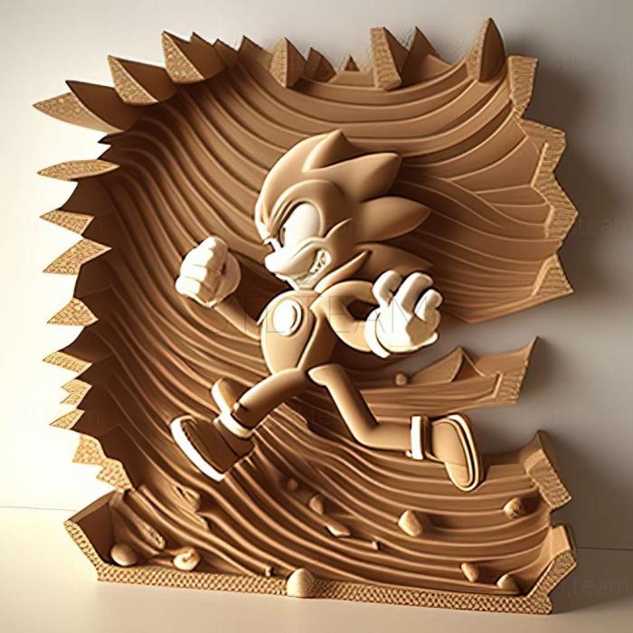 3D модель Гра Sonic Runners (STL)